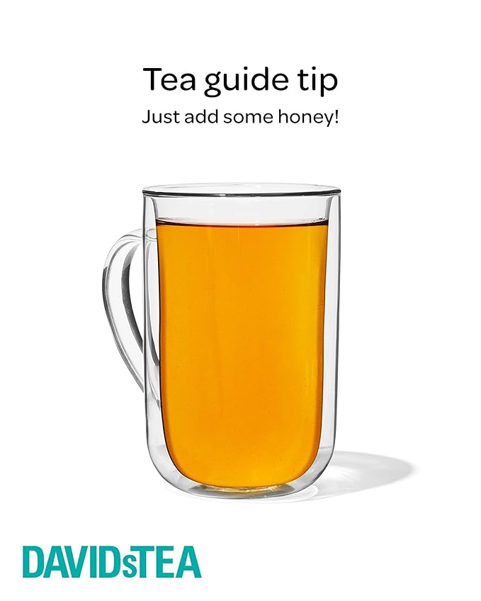DAVIDsTEA Organic Cold 911 Sachet Tea Bags Premium Soothing Herbal Tea in 75 Sachets Tea Bags 3.17 ounces