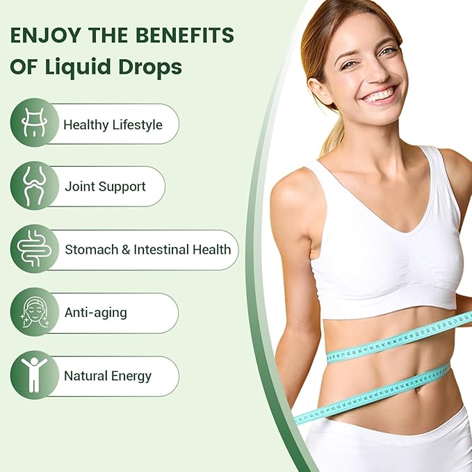 Six-in-One Health Solution Oral Liquid Natural Advanced Body Care Liquids Drop Six-in-One Oral Liquid for Women and Men Firming Skin and Body Shaping Care (2 Box)
