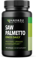 Saw Palmetto for Men Prostate Health Supplement to Promote Urinary Tract Function - 500mg Per Serving - 100 Count - DHT Blocker Hair Vitamin - Vegan Non-GMO Capsules Over 3 Month Supply