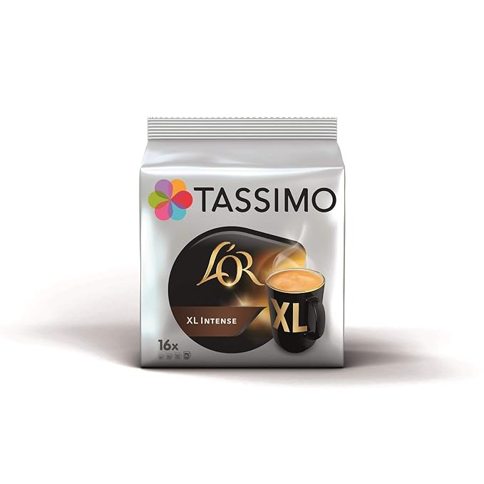 Tassimo Coffee L'OR XL Selection - L'OR Classique XL &amp Intense XL - 5 Packs (80 Servings)