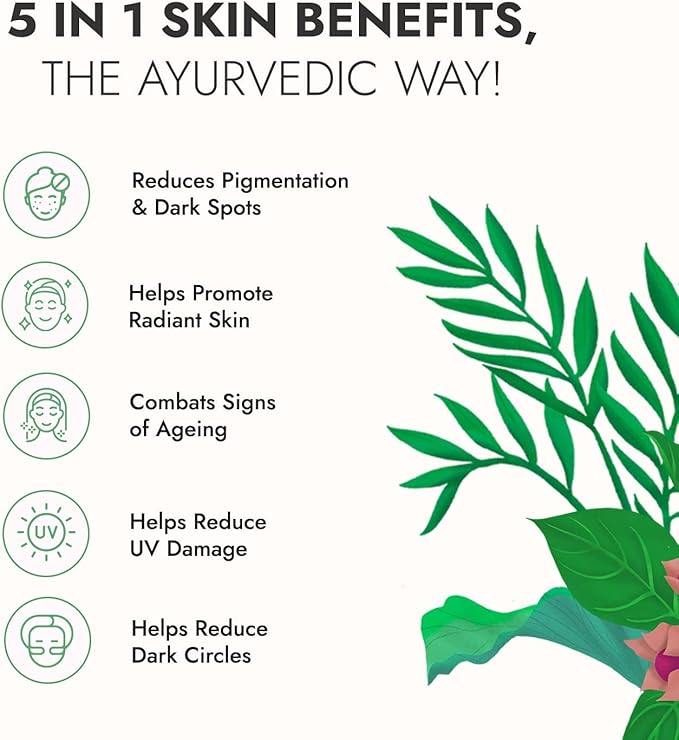 Kapiva Skin Foods Glow Mix | Ayurvedic Skin Supplement Collagen Powder | Skincare for Glowing &amp Healthy Skin (30 Sachets)