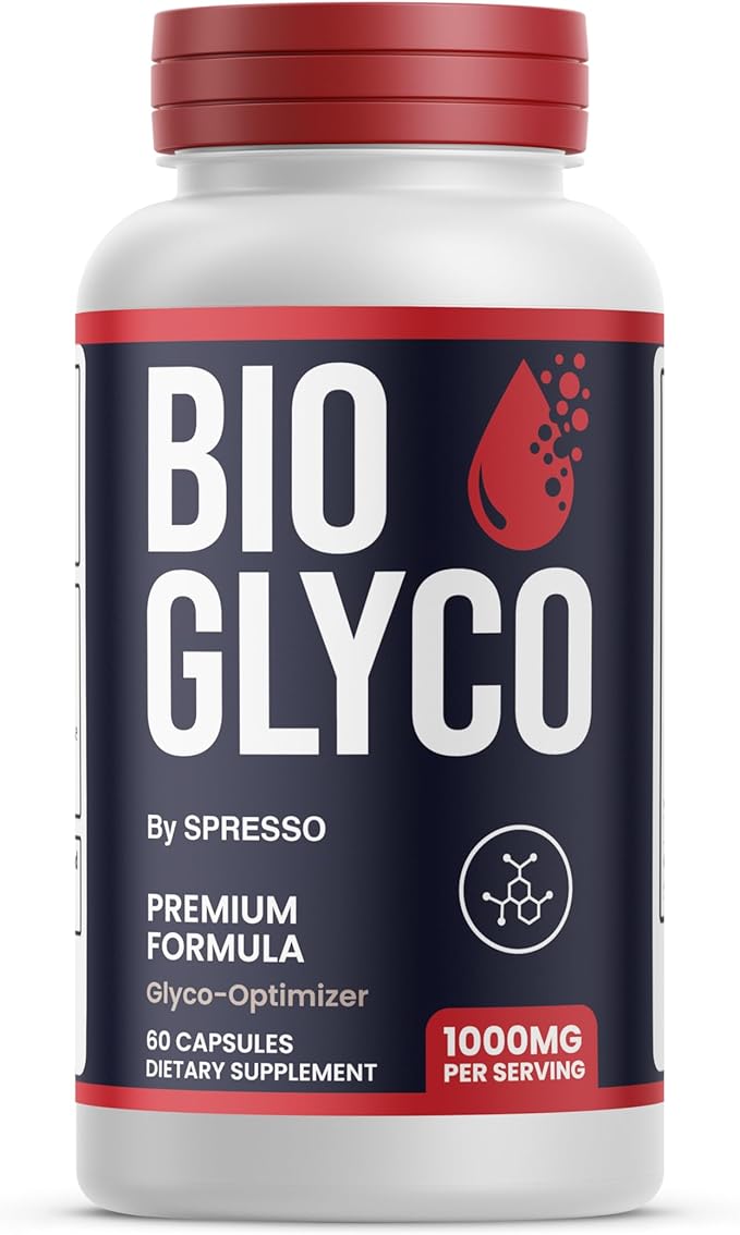 (1 Pack) Bio Glyco Capsules Official BioGlyco Blood Health Support Supplement Pills Advanced Formula with All Natural Ingredients for Healthy Circulation &amp Wellness Support (60 Capsules)