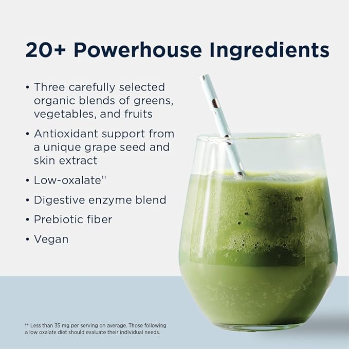 Designs for Health EssentiaGreens and Reds (Unflavored 30 Servings) Vegan Superfood Powder with Spirulina Kale Apple &amp More for Daily Nutrition and Digestive Health