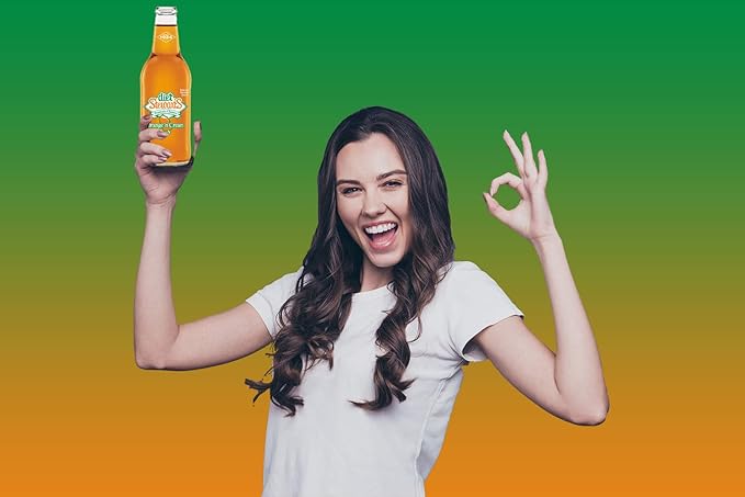 Diet Stewart's Orange 'n Cream Soda 12 fl oz (24 Glass Bottles)