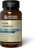Nature's Sunshine Focus Attention 90 Capsules Provides Nutrients That Help Maintain Normal Brain-Stimulation Levels While Supporting Blood Circulation and Neurotransmitter Levels in The Brain