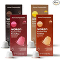 WOKEN COFFEE Compostable Pods | Variety Pack | Roasted in USA | Compatible With Nespresso Original Machines | Rich Aroma Smooth Taste Eco-Friendly Biodegradable Coffee Capsules | 40 Pods (4 Boxes)