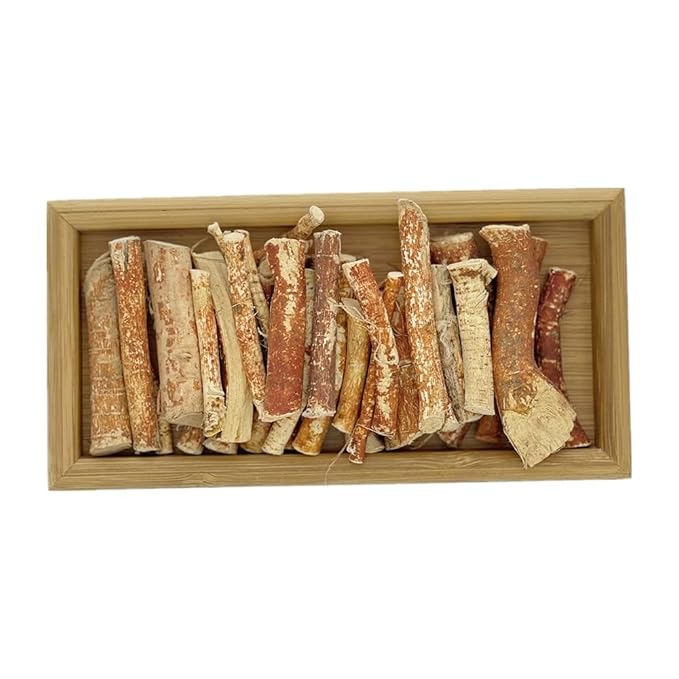 Sweet Post Wu Zhi Mao Tao (Hispid Fig Root Ficus Hirta Hairy Fig) 16oz - Stick &amp Ball Cuts | Natural Dried Chinese Herb for Tea Herbal Soups &amp Decoctions | Resealable Bag Unsulphured Whole