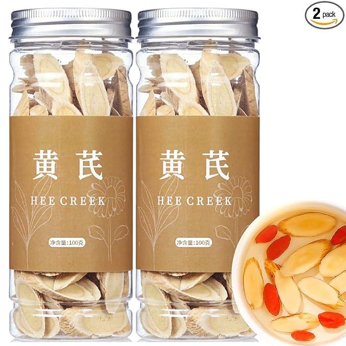 Astragalus Root Sliced Huang Qi 7oz/200g Top Grade Large Astragalus Root Slices Herb Raw Chinese Herbal Tea Sulfur Free No Additives 黄芪 黄芪片