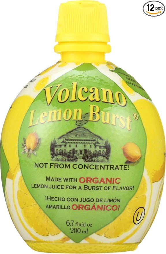 Dream Foods Volcano Burst Lemon 6.76 Fl Oz (Pack of 12)