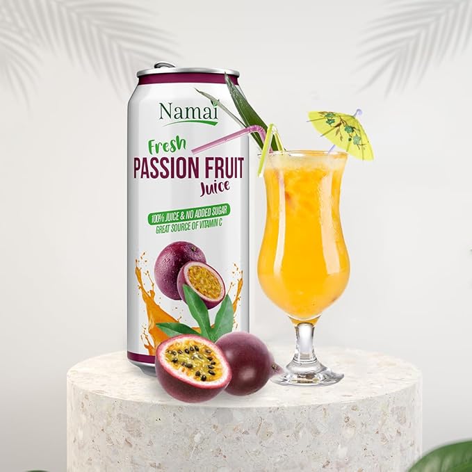 Namai Pure Passion Fruit Juice No Added Sugar 24-Pack
