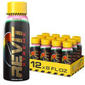 Steel Revit Xtreme Energy Drink Watermelon 8oz (12-Pack) | 375mg Caffeine 7 Essential Vitamins| Sugar-Free Resealable Cap All-Day Energy