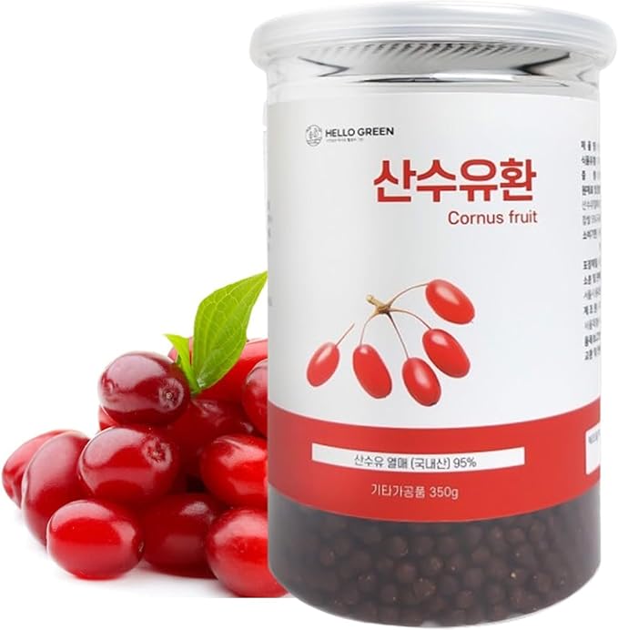 Organic Natural Pure Cornelian CherryCornus Fruit Pills Granule Ball - 12.34 Ounce (350g)