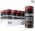 Kassumay Original Sparkling Hibiscus Drink – Premium Plant-Based Wellness Beverage | Immunity Boosting | Antioxidant-Rich | Low Sugar | No Added Sugar| 12 Pack – 12 fl oz Cans
