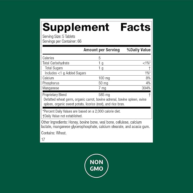 Standard Process Bio-Dent - Dietary Supplement for Skeletal Health - Teeth &amp Bone Function Support - Skeletal &amp Collagen Supplement - 330 Tablets
