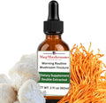 Morning Routine Mushroom Tincture High Potency Double Extracted 60 Daily Doses Lion's Mane and Cordyceps