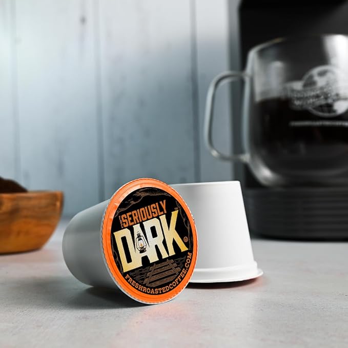 Fresh Roasted Coffee Dark Roast Blend Variety Pack K-Cup Compatible 96 Count