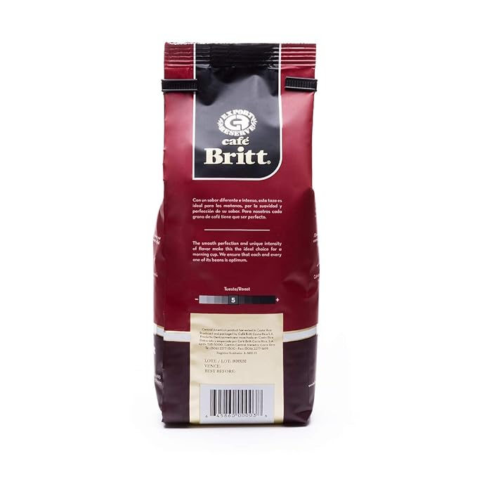Café Britt® - Costa Rican Light Roast Coffee (12 oz.) (3-Pack) - Whole Bean Arabica Coffee Kosher Gluten Free 100% Gourmet &amp Light Roast