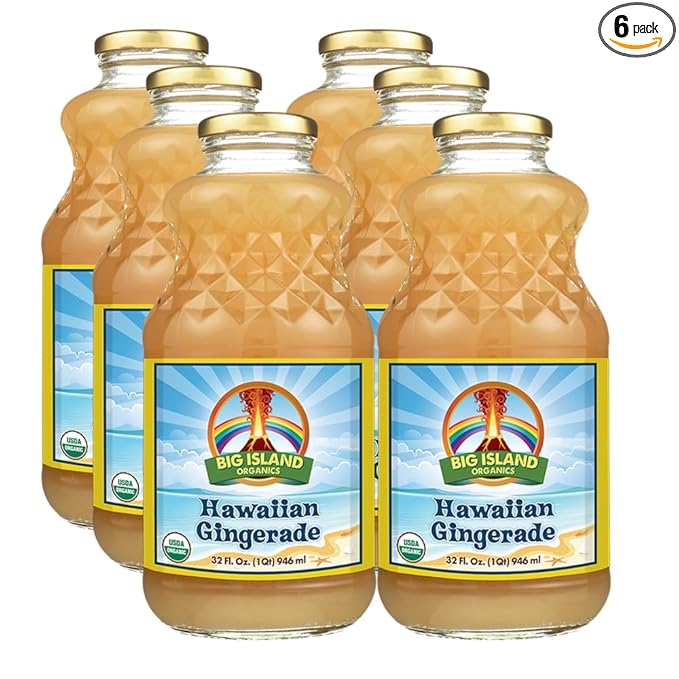 Big Island Organics - Hawaiian Gingerade 32oz (6 Pack)
