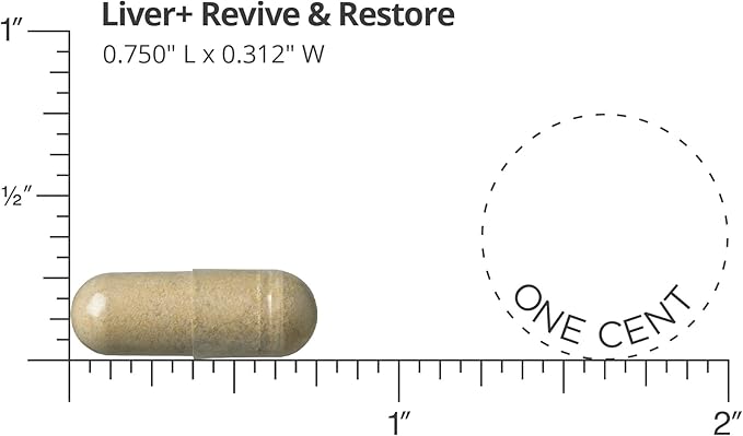 DOCTORS' PREFERRED Liver+ Revive &amp Restore 10-in-1 Formula with Clinically Validated 4’Liver and Milk Thistle | 60 Capsules