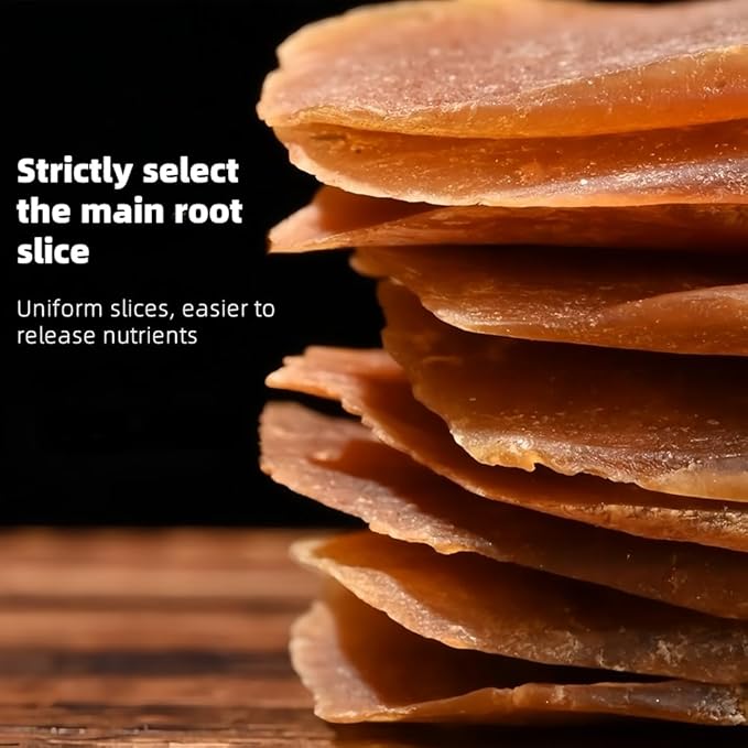 Red Ginseng Slice- 红参片4.23oz/120g Cooked Products of Ginseng Holiday Gifts Tea Gifts