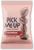 Pick Me Up Provisions Colombian Coffee Fraction Packs Medium Roast Ground Coffee Single‑Serve Fraction Packets 42 Count Carton 100% Arabica Coffee for Office Breakroom