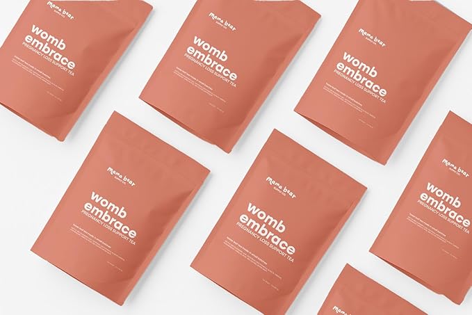 Womb Embrace Organic Herbal Tea for Pregnancy Loss with Nettle Red Raspberry Leaf Lady's Mantle Hibiscus Rose Loose Leaf