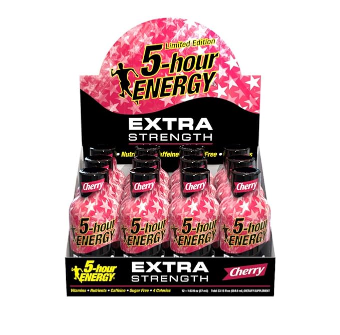 5-hour ENERGY Shot Extra Strength Cherry 1.93 Ounce 24 Count
