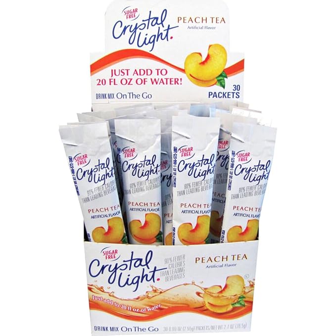 Flavored Drink Mix Peach Tea 30 8-oz. Packets/Box