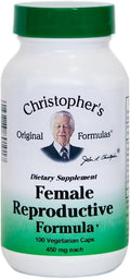 Christopher's Original Formulas Female Reproductive Formula – 100 Vegetarian Capsules – Herbal Blend for Women