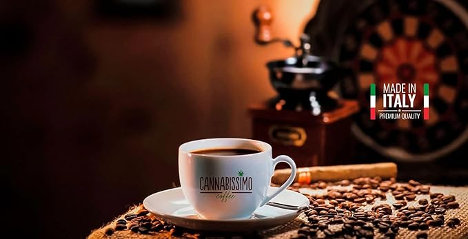 Fresh Ground Gourmet Coffee with Hemp Seeds