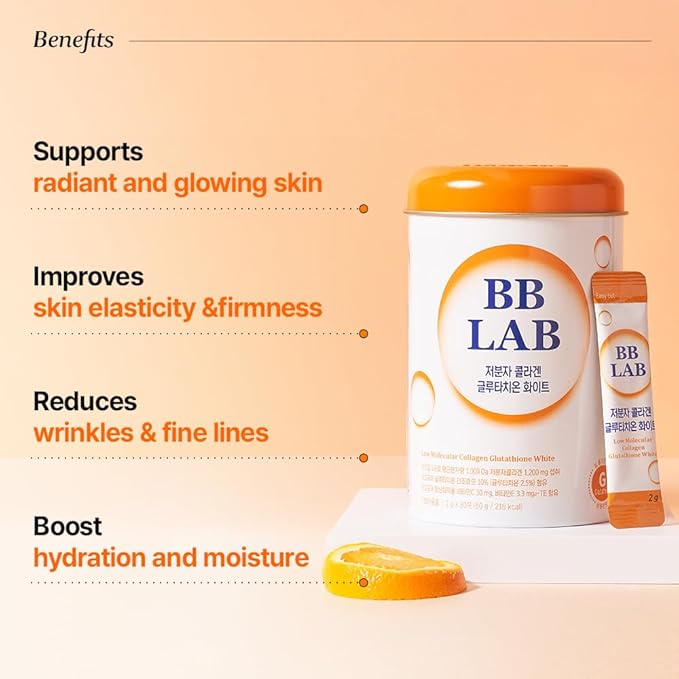 BB LAB [Galentine’s Day Glow Collagen Set] Goodnight 1200mg Collagen + Glutathione 200mg