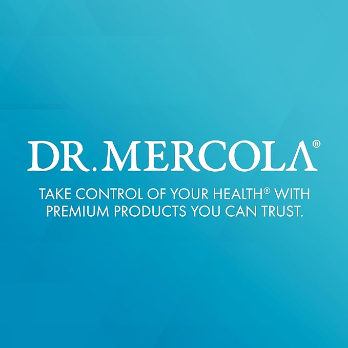 Dr. Mercola Organic Fermented Greens Powder - Supports Digestive &amp Cellular Health - Certified Organic Non-GMO &amp Soy-Free - 9.5 oz (90 Servings)