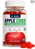 Apple Cider Gummies – Apple Flavor Chewable Gummies – Easy Daily Supplement – Non-GMO Gluten-Free – 60 Count