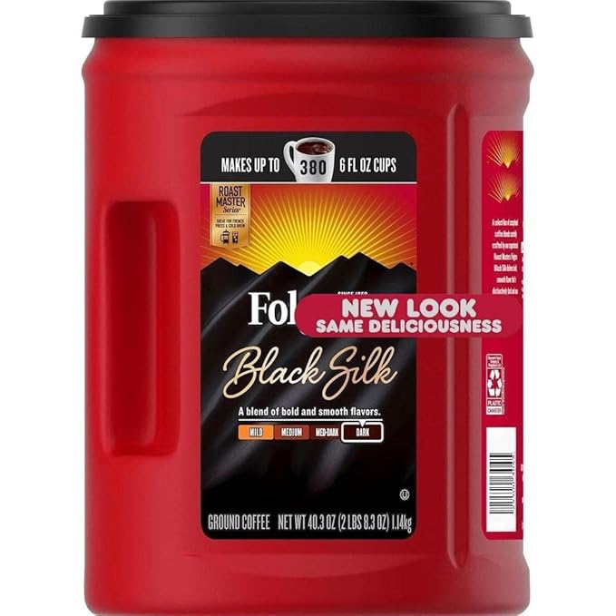 Fogers Premium Dark Roast Ground Coffee 40.3 oz Large Size Bold Smooth Cup for Home Pantry Stock and Workplace Supply