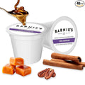 Barnie's Coffee Cool Café Blues Single Serve Coffee Pods with Caramel Maple Pecan and Cinnamon Rum Flavors Medium Roast Arabica Coffee Beans Compatible with Keurig Brewers 48 Count