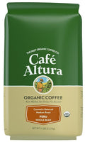 Cafe Altura Whole Bean Organic Coffee Peru 5 lb Bag