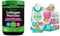 Bundle of Orgain Hydrolyzed Collagen Powder + 50 Organic Superfoods 20g Grass Fed Collagen 1lb + Orgain Organic Kids Nutritional Protein Shake Fruity Cereal 8g Dairy Protein 8.25 Fl Oz 12 Pack