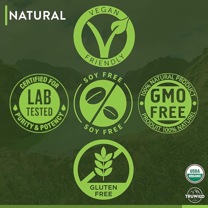 TruWild Greens Superfood Juice Powder with 22+ Greens &amp Anti-Oxidants Natural Immune Stress Digestion Support Powder 90 Servings 3 Pack