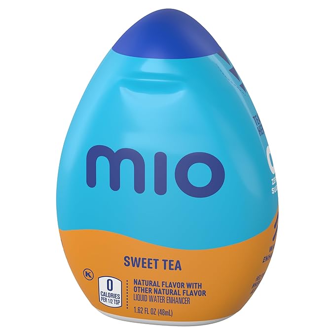 MiO Liquid Water Enhancer - makes 24 servings + Vitamins 1.62 oz each (Sweet Tea Pack of 2)