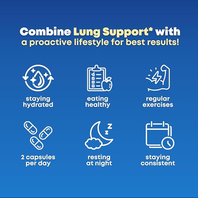 Mullein Leaf Extract &amp NAC Lung Detox Cleanse- N-Acetyl Cysteine Marshmallow Root Bromelain - Lung Health Sinus Mucus Removal Support Supplement for Smokers - 90 Capsules Non-GMO Gluten-Free