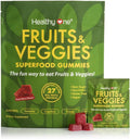 Fruits &amp Veggies Sugar-Free Gummies - 27 Whole Foods - Equals 3 Servings of Fruits &amp Vegetables - Improve Energy Focus &amp Immune Function - Fiber - Antioxidants - Organic Ingredients - 28
