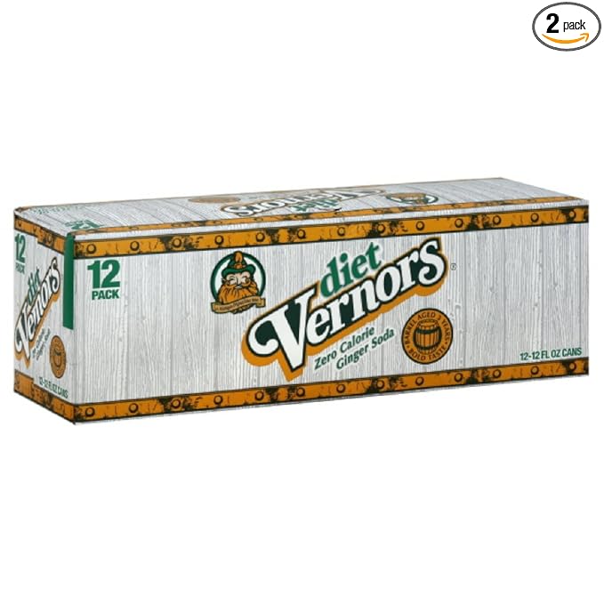 Vernor's Ginger Ale Diet 12-Ounce (Pack of 2)