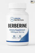 Berberine HCl 1200mg 60 Vegetarian Capsules - Gluten Free &amp Non-GMO