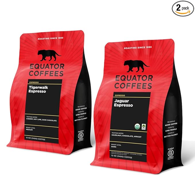 Bean Box Coffee Sampler - Espresso Roast 2-Pack Whole Bean Gourmet Coffee