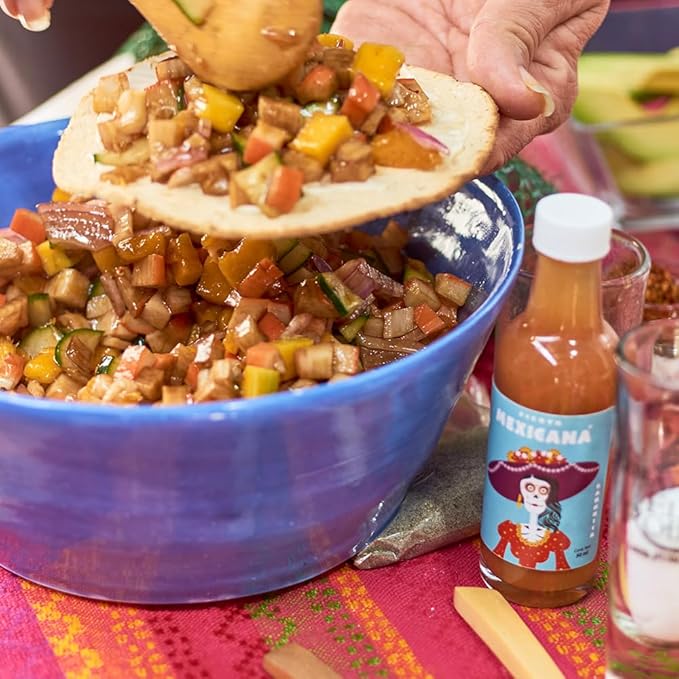 Artisan Sangrita by Fiesta Mexicana - Traditional Recipe - 100% Natural Orange Juice - 2536 oz (750 ml) Bottle - Alcohol Free - For All Kinds of Celebrations (Pack of 2)
