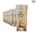 AMA TIME Organic Apple &amp Mango Juice Boxes for Kids 24 Pack | 6.76 fl oz Each | USDA Organic Juice with Vitamins A &amp C | No Added Sugar Gluten-Free Lunchbox &amp Snack Box Drinks