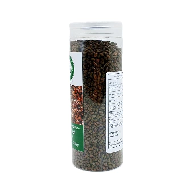 JINQI 2bottles Cassia Seeds Tea- 决明子茶17.63oz/500g(8.81oz/250g*2)Cassia Jue Ming Zi Chinese Herbal Tea Holiday Gifts Tea Gifts