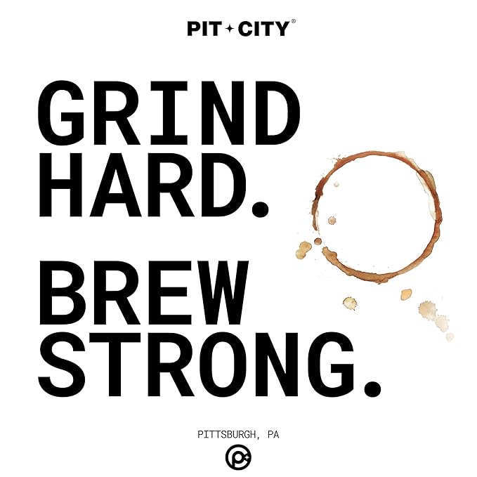 Pit City Pittsburgh Parking Chair Holiday Blend Medium Roast Whole Bean Coffee 12oz Bag - Smooth Fresh Mint Sweet Vanilla - Premium Small Batch Roasted - Pittsburgh