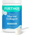 Further Food Unflavored Marine Collagen Peptides Powder Wild-Caught Sustainably Sourced Fish Hydrolyzed Type 1 2 &amp 3 12g Protein 5.93 Oz