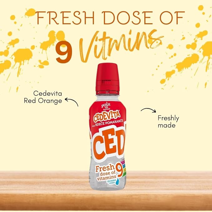Fresh Vitamin Energy Drinks (Red Orange)